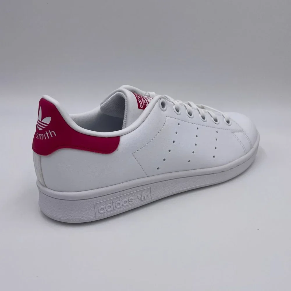 adidas Stan Smith White / Pink Womens Shoes - Picture 8 of 8